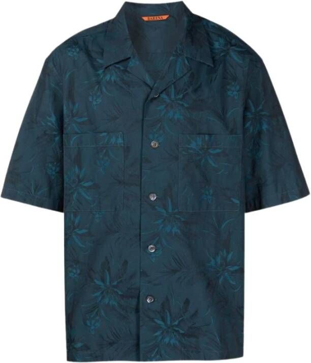 Barena Venezia Fantasy MM shirt Blauw Heren