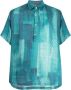 Barena Venezia MM polo shirt with printing Blauw Heren - Thumbnail 1