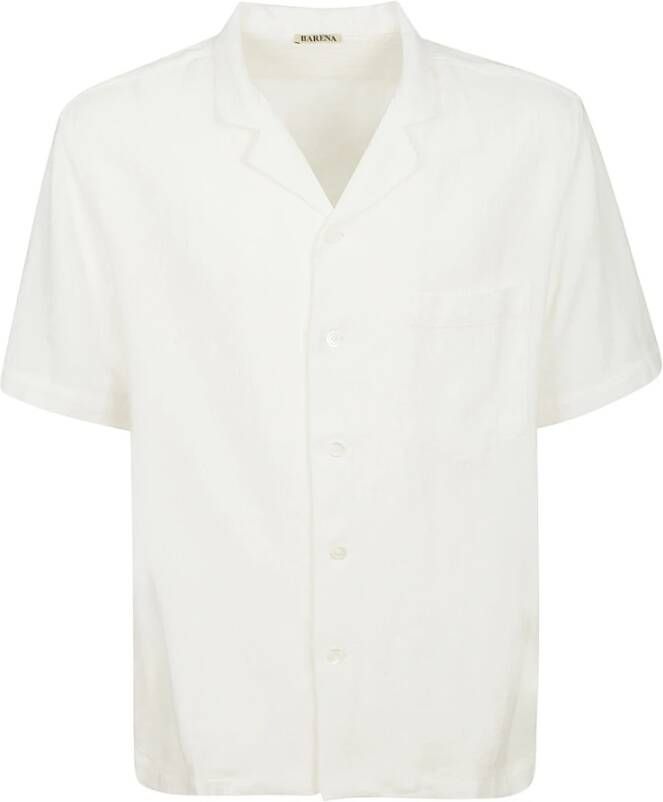 Barena Venezia Short Sleeve Shirts Beige Heren