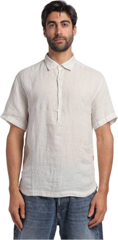 Barena Venezia Short Sleeve Shirts White Heren