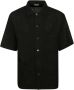 Barena Venezia Short Sleeve Shirts Black Heren - Thumbnail 1