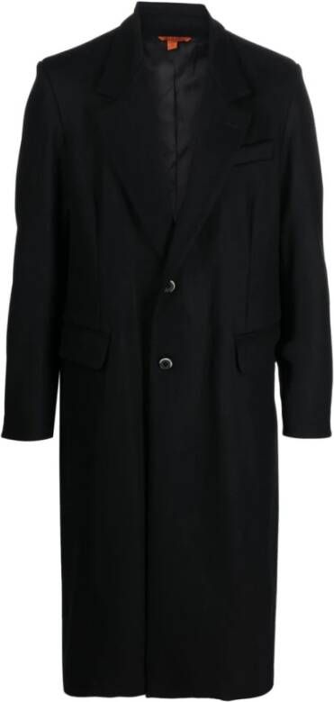 Barena Venezia Single-Breasted Coats Zwart Heren