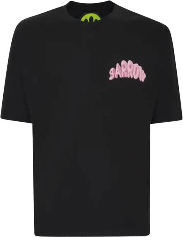 Barrow 110 Nero Black Jersey T-Shirt Zwart Heren