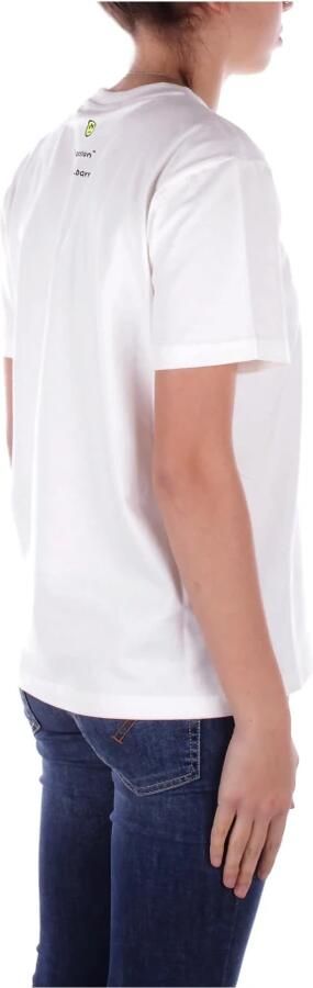 Barrow Witte Crew Neck T-shirt Print Italië White - Foto 7