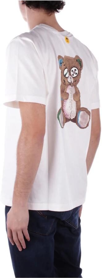 Barrow Beige T-shirt met Logo aan de Voorkant White - Foto 3