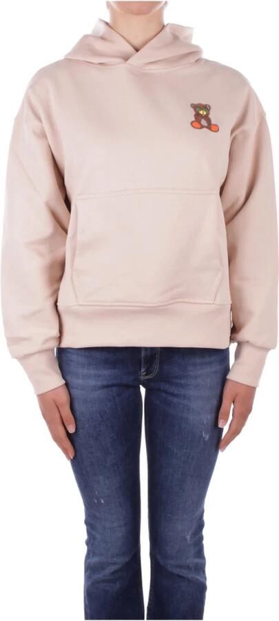 Barrow Zandkleurige Hoodie met Logo aan de Voorkant Beige Dames - Foto 5