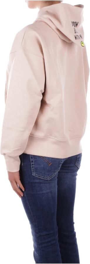 Barrow Zandkleurige Hoodie met Logo aan de Voorkant Beige Dames - Foto 2