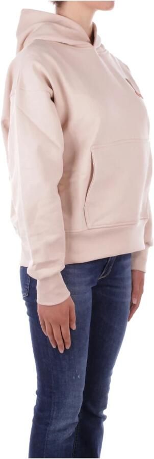 Barrow Zandkleurige Hoodie met Logo aan de Voorkant Beige Dames - Foto 3