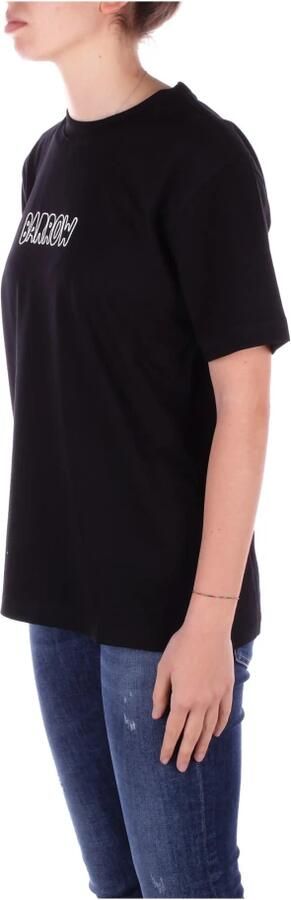 Barrow Zwarte Crew Neck T-shirt met Logo Black - Foto 7
