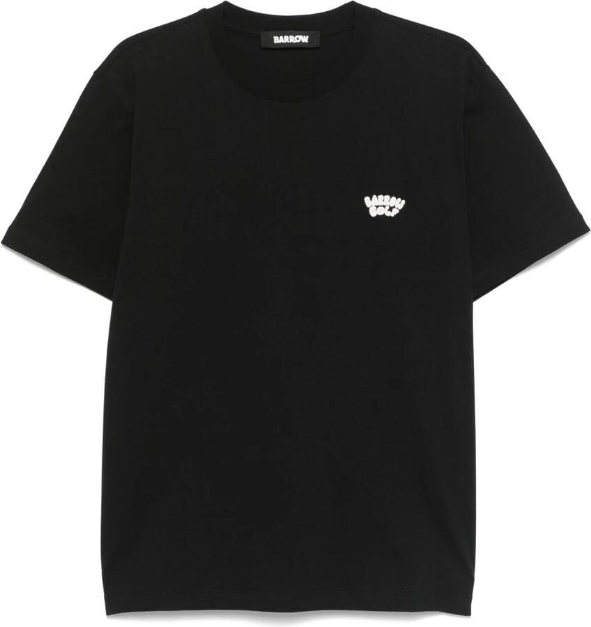 Barrow Zwart T-shirt met Ronde Hals en 3D-print Black Heren - Foto 4