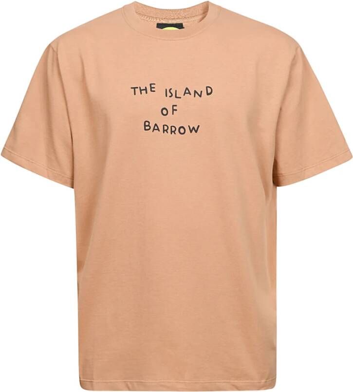Barrow Beige T-shirts en Polos Beige Heren