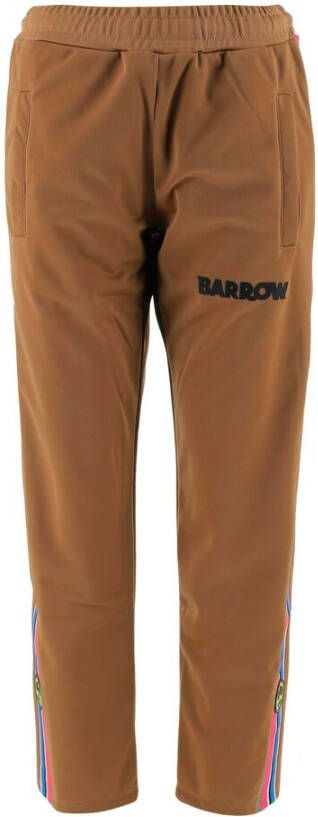 Barrow Logo Streep Sportbroek Brown Heren