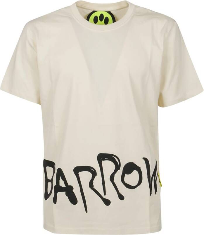Barrow Butter Jersey T-Shirt Beige Heren