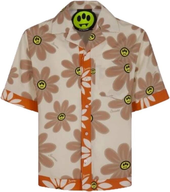 Barrow Moderne Unisex Korte Mouw Overhemd Meerkleurig Heren