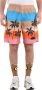 Barrow Casual Multicolor Gestreepte Palmboom Shorts White Heren - Thumbnail 12