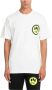 Barrow Witte Katoenen T-shirt met Reflecterend Logo White Heren - Thumbnail 1