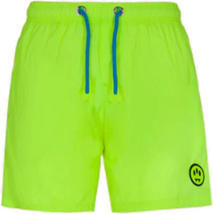 Barrow Fluorescerende gele Swim Boxer Shorts Yellow Heren