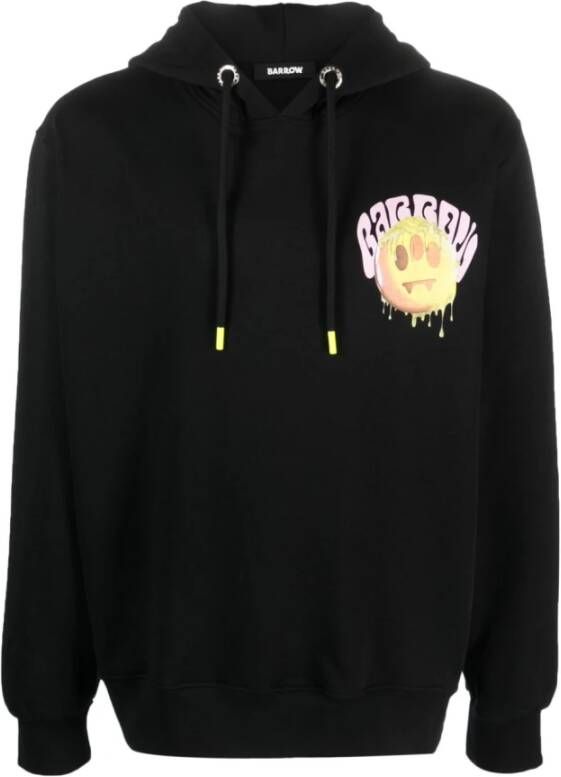 Barrow Gedrukte hoodie voor moderne mannen Zwart Heren