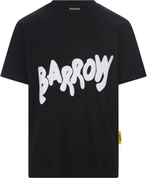 Barrow Heren T-shirt met korte mouwen Zwart Black Heren