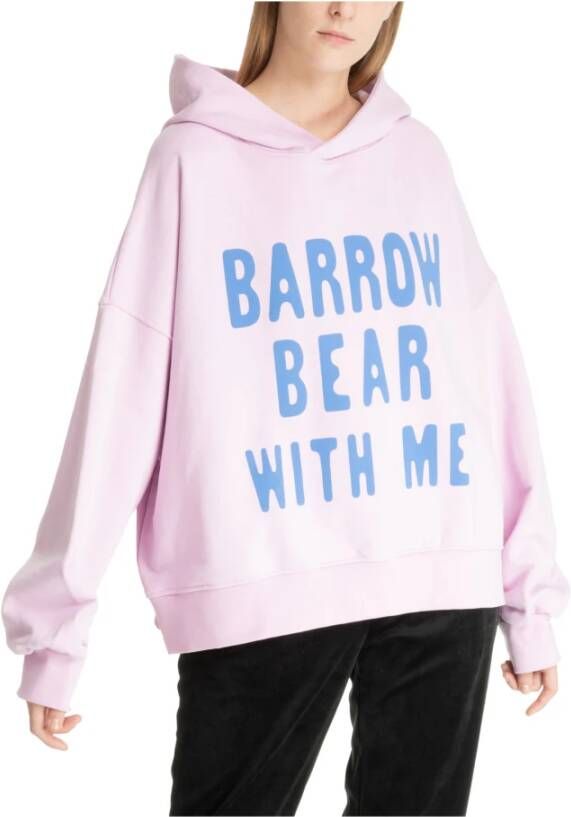 Barrow Roze Sweaters met Logo Roze Dames