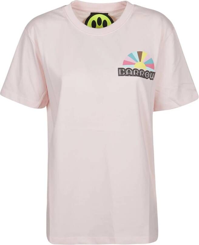 Barrow Klassiek Dames T-shirt Lichtroze Roze Dames