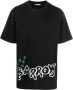 Barrow Unisex Ribgebreide T-shirt met Reflecterend Logo White Heren - Thumbnail 1