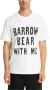 Barrow Bedrukt T-shirt voor- en achterkant White Heren - Thumbnail 5