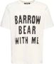 Barrow Bedrukt T-shirt voor- en achterkant White Heren - Thumbnail 1