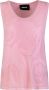 Barrow Mouwloze Top met Oversized Pasvorm Roze Dames - Thumbnail 1