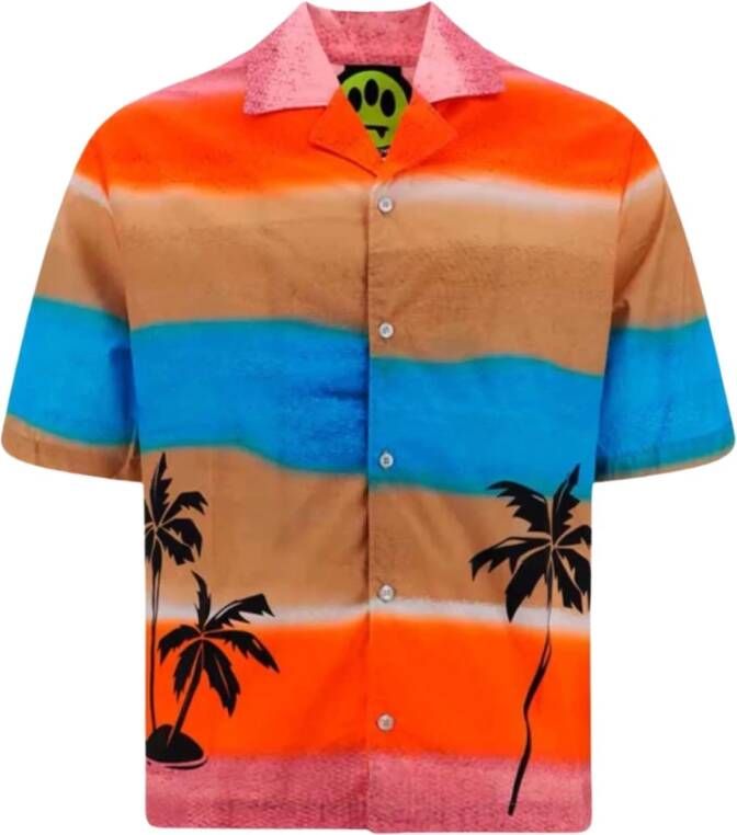 Barrow Multicolor Bedrukt Overhemd voor Moderne Mannen Multicolor Heren