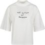 Barrow Dames Katoenen T-Shirt Stijlvol en Comfortabel White Dames - Thumbnail 1