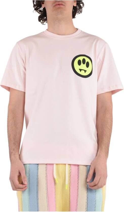Barrow Retro Print T-Shirt Roze