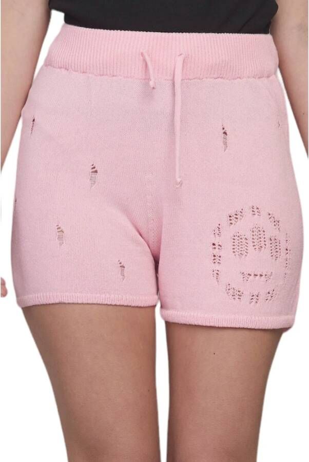 Barrow Stijlvolle Gebreide Shorts voor Vrouwen Roze Dames