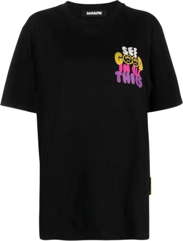 Barrow Stijlvolle Jersey T-Shirt voor vrouwen Zwart Dames