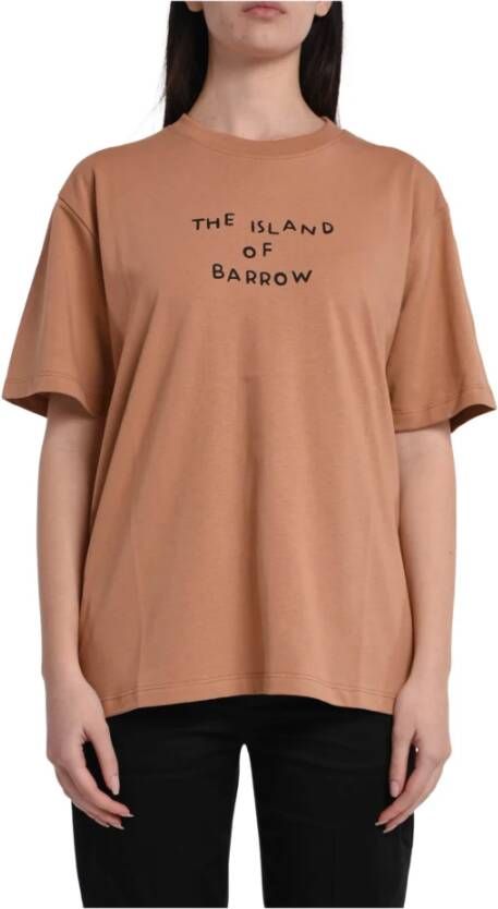 Barrow Trendy T-shirt voor dames Beige Dames