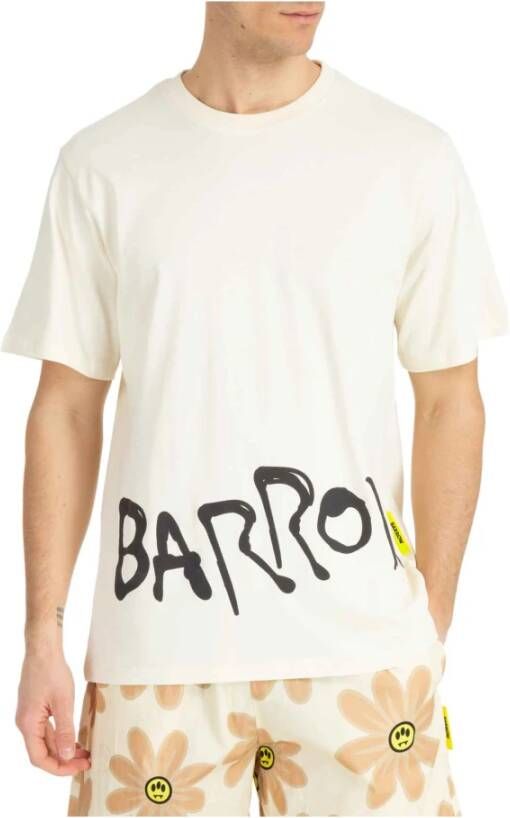 Barrow T-shirt Beige Heren