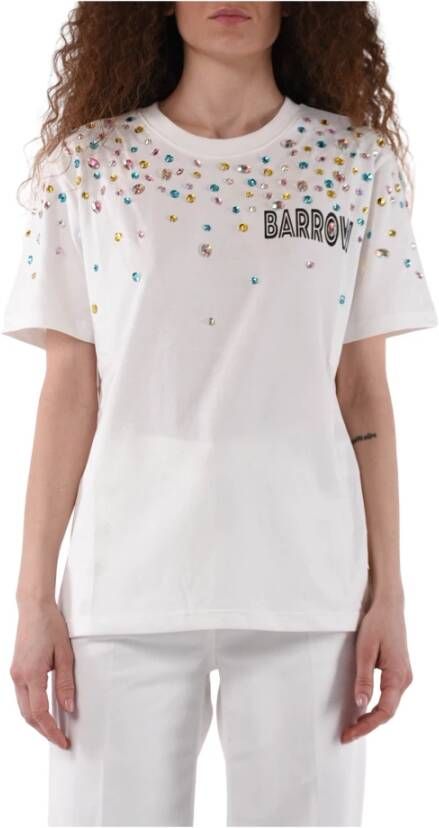 Barrow T-Shirt Klassieke Stijl White Dames