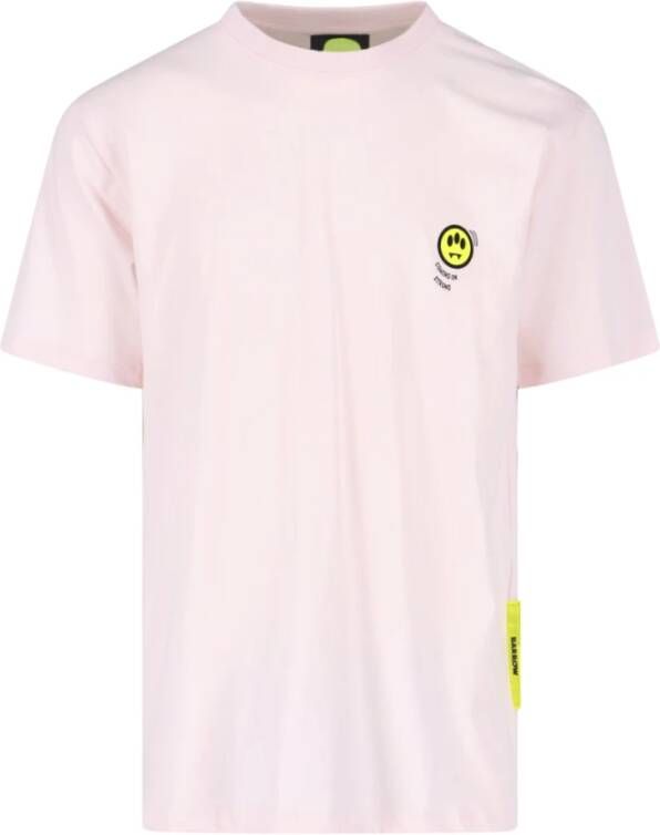 Barrow T-shirt Roze Heren