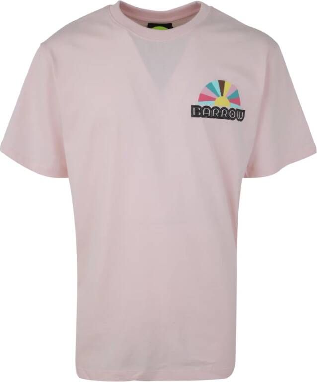 Barrow T-shirt Roze Heren