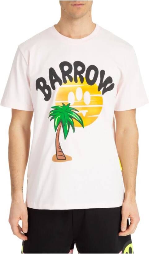 Barrow T-shirts en polos Roze Heren