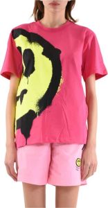 Barrow T-shirt with printing Roze Dames