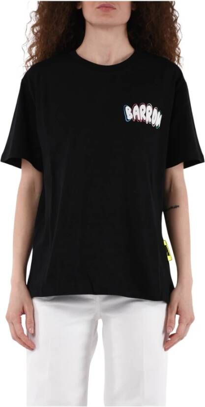 Barrow Bedrukt Zwart T-Shirt Black
