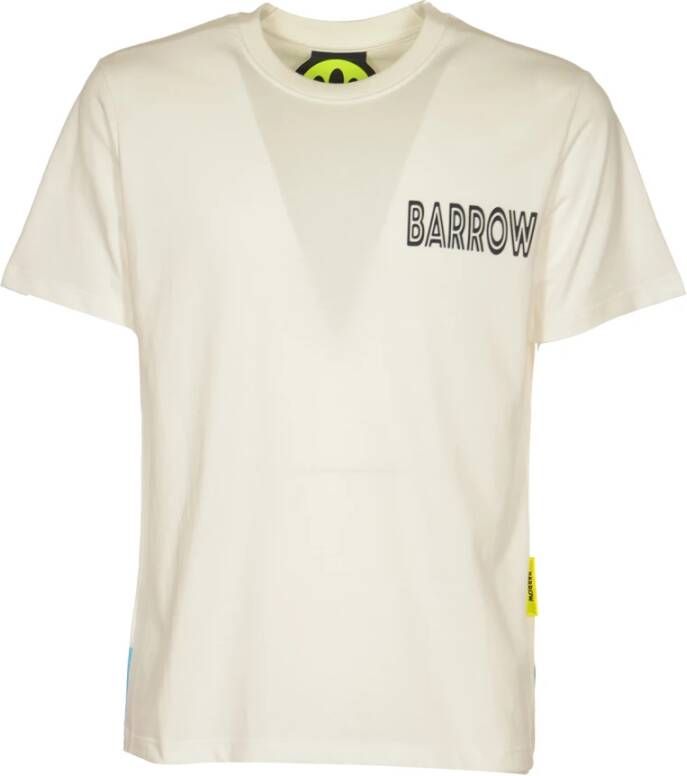 Barrow Upgrade je casual garderobe met dit T-shirt White Heren