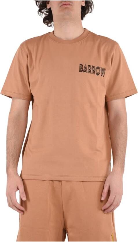 Barrow T-Shirt Klassieke Stijl Beige