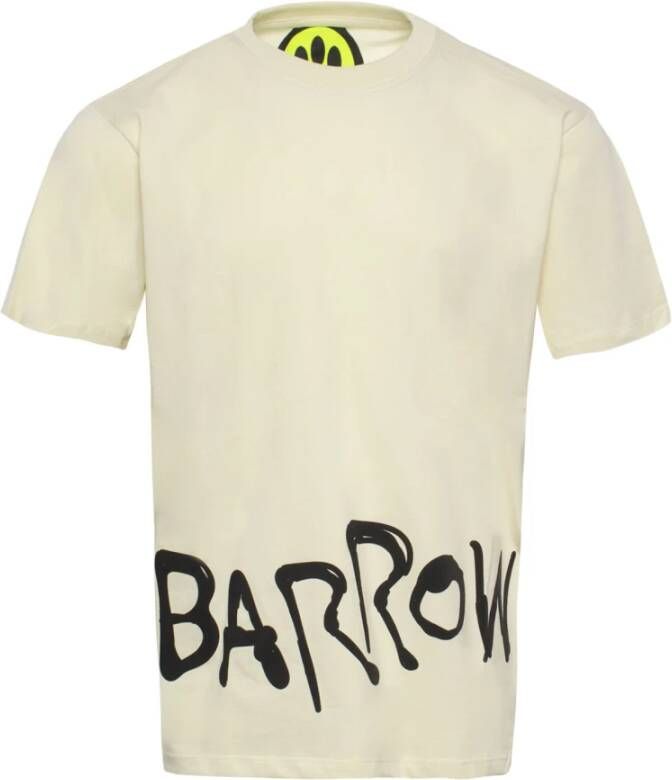 Barrow Schattig Teddybeerprint T-Shirt voor Vrouwen Wit Dames