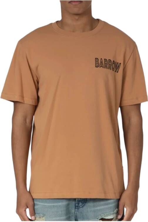 Barrow T-Shirts Bruin Heren