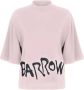 Barrow Katoenen Crew Neck Dames T-Shirt met Berenprint Pink Dames - Thumbnail 1