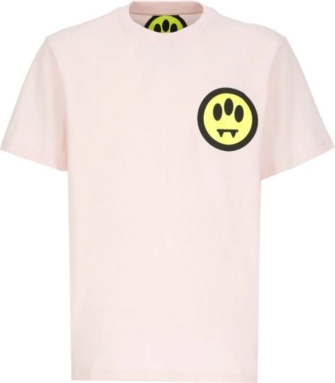 Barrow Retro Print T-Shirt Roze