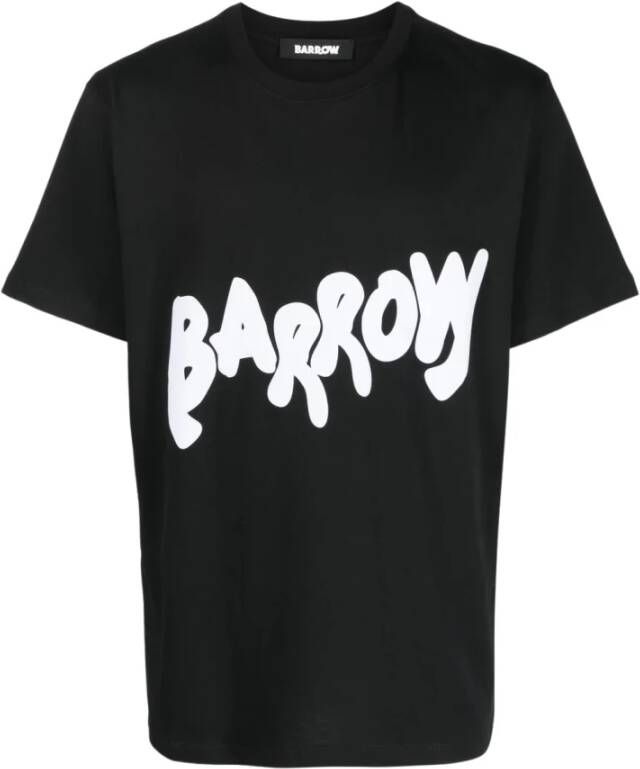Barrow Klassiek Wit T-shirt met een Moderne Touch White Heren
