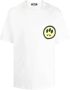 Barrow Witte Katoenen T-shirt met Reflecterend Logo White Heren - Thumbnail 3